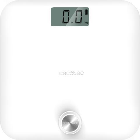 Cecotec Surface Precision EcoPower 10000 Healthy Bathroom Scale with Push Button High Security Tempered Glas (180 kg)