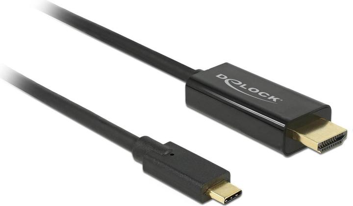 Delock Thunderbolt 3| USB Typ C — HDMI (Typ A) (1 m, HDMI, USB Typ C)