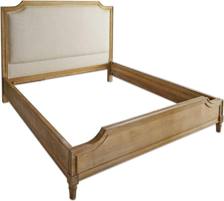 Actual product image Loberon Bed Catham antique beige (180 x 200 cm)