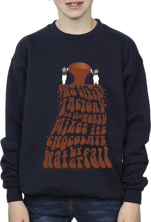 Produktbild Willy Wonka & the Chocolate Factory Chocolate Waterfall Sweatshirt Jungen (104)