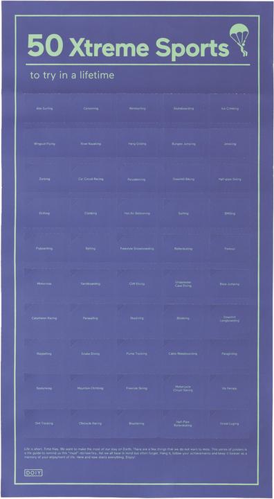 Interactive 50 Extreme Sports (35 x 64 cm)