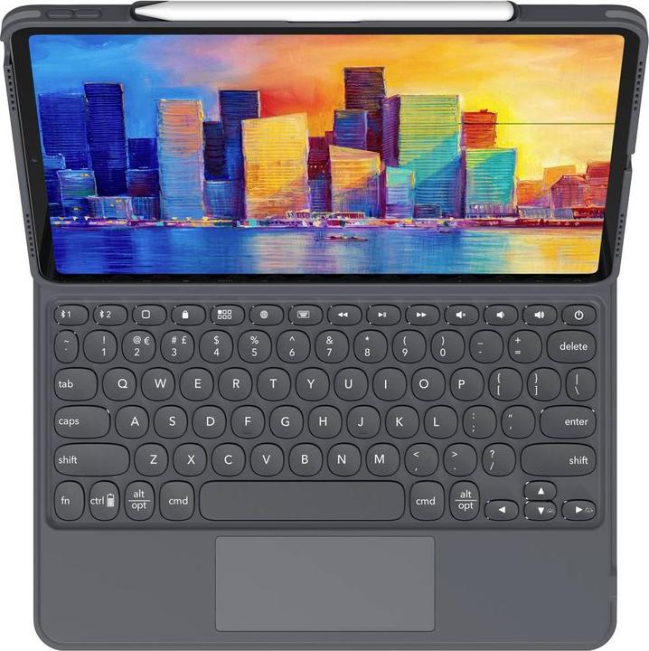 Produktbild Zagg Pro Keys (DE, iPad Pro 12.9 2018 (3. Gen), iPad Pro 12.9 2020 (4. Gen), iPad Pro 12.9 2022 (6. Gen), iPad Pro 12.9 2021 (5. Gen))
