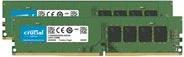 Image du produit Crucial 8GB KIT (4GBX2) DDR4 2666 MT/S CL19 SR X8 UDIMM 288PIN NMS NS MEM (2 x 4GB, 2666 MHz, RAM DDR4, DIMM)