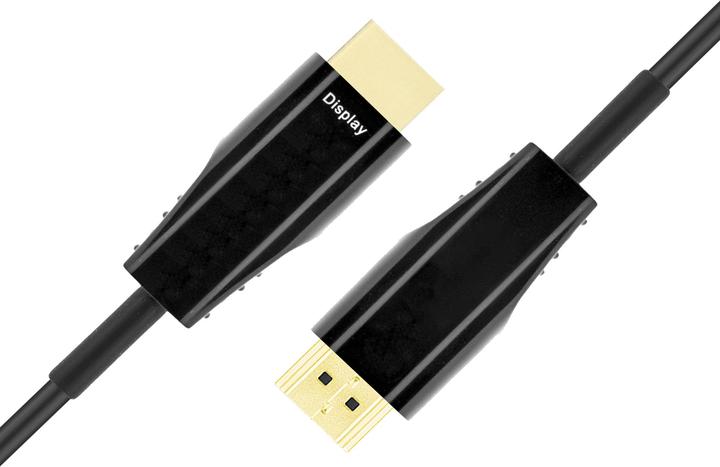 Actual product image Deltaco - AOC HDMI Cable - Ultra High Speed Gecertificeerd - 15 metre - Zwart (15 m, HDMI)
