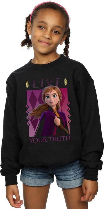 Produktbild Disney Frozen 2 Anna Live Your Truth Sweatshirt Mädchen (140, 146)