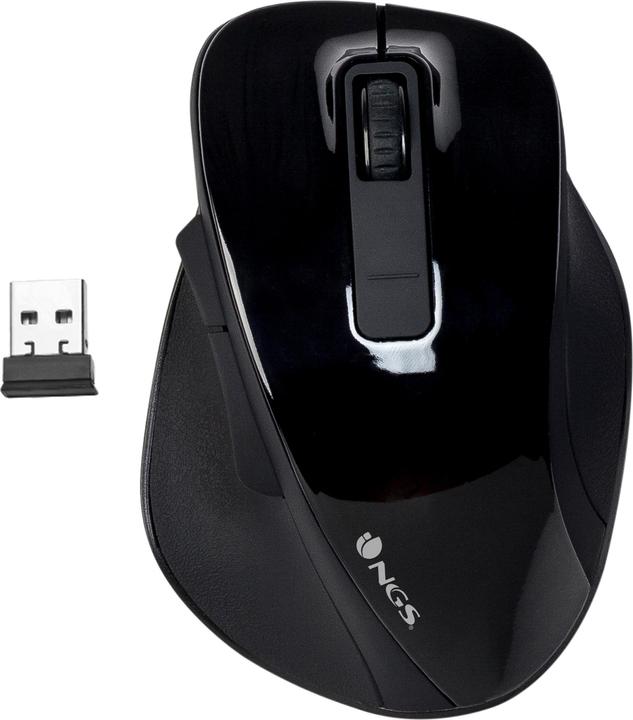 Immagine prodotto NGS Mouse ad arco destro RF ottico senza fili da 1600 DPI (Senza fili)