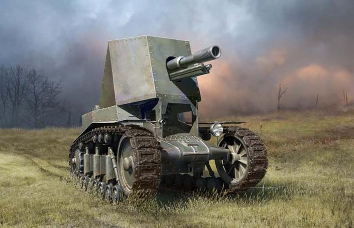 Actual product image Hobby Boss Soviet SU-18 SPH