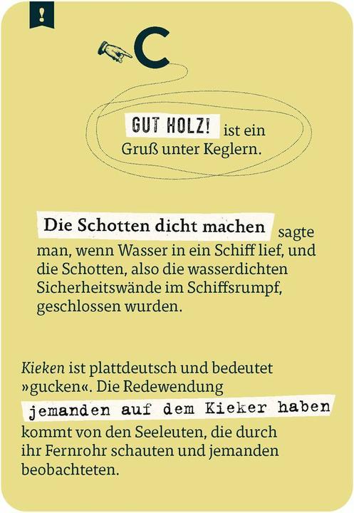 Actual product image The big quiz of idioms & proverbs (German)