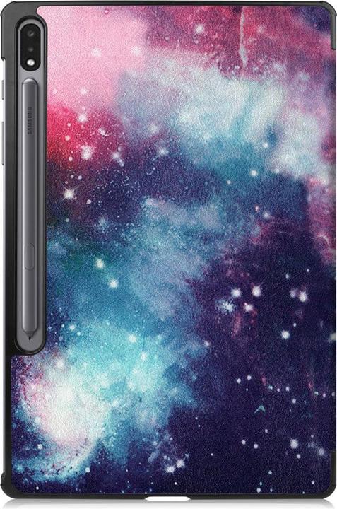 Image du produit Cover-Discount Galaxy Tab S7+ (12.4) - Étui intelligent à trois volets Universe (Galaxy Tab S7 FE)