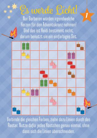Actual product image Black:Puzzle advent calendar to go 7