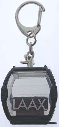 Produktbild Jägerndorfer Schlüsselanhänger schwarz Laax Omega-IV, Metall