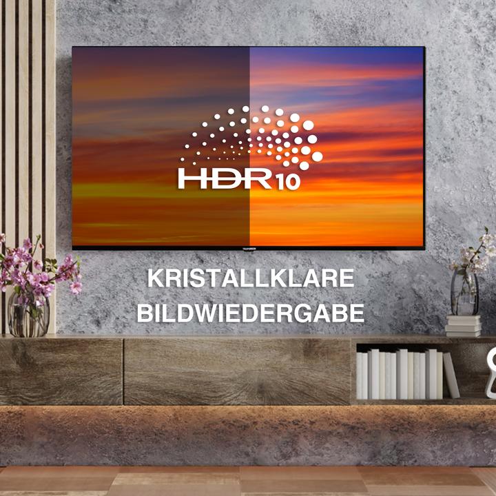 Actual product image Telefunken Fernseher 24 Zoll Smart TV VIDAA XH24VP550M-W HD Fernseher HDR TV mit Triple-Tuner (24", LED, HD, 2025)