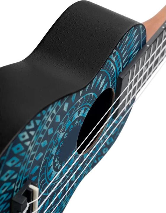 Actual product image Keiki Ukulele Package - Soprano - Blue Kaleidoscope (Soprano, Sopranino)