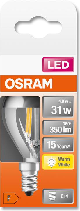 Immagine prodotto Osram Specchio CLP FIL (E14, 4 W, 350 lm, 1 x, F)