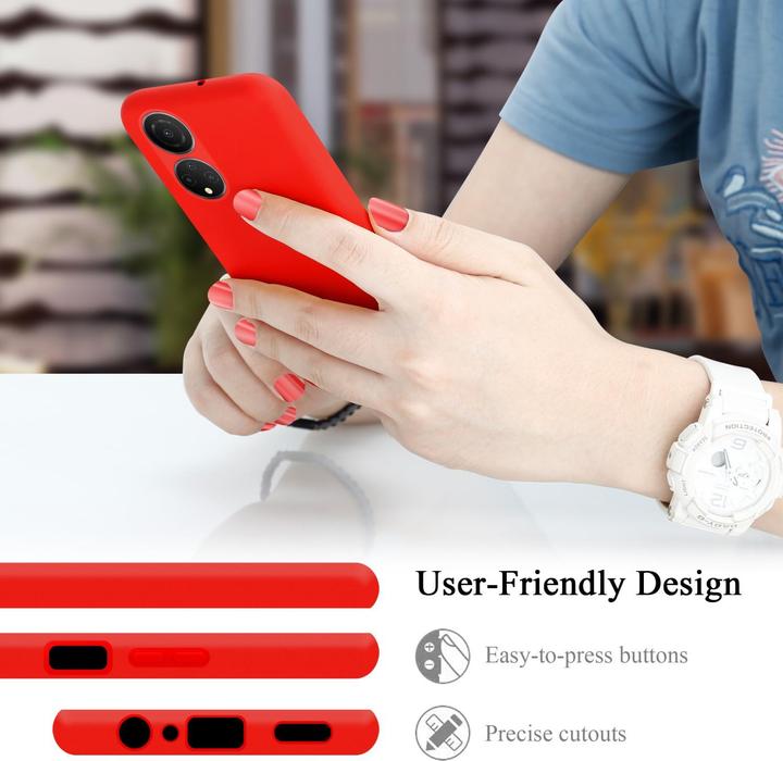 Productafbeelding Cadorabo TPU Liquid Silicone Hoesje voor Honor X7 (Honor X7)