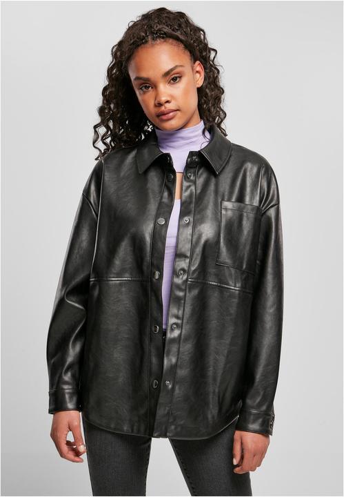 Immagine prodotto Urban Classics Maglietta da donna in finta pelle (L)