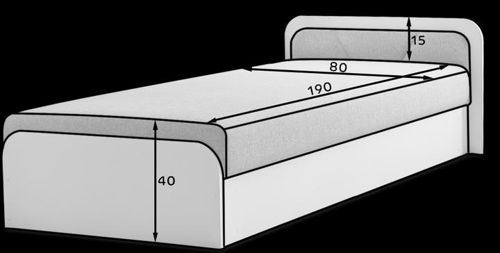 Actual product image ELTAP Parys (80 x 190 cm)