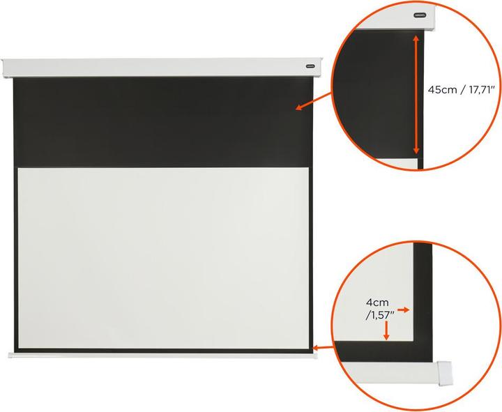 Actual product image Celexon Motor screen Battery V2.0 Motor Pro Plus 240x135 cm 16:9 (43", 16:9)