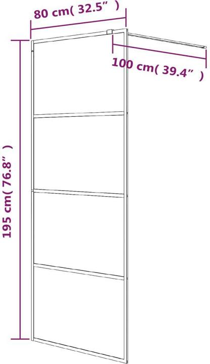 Produktbild VidaXL Jennee (100 cm, 80 cm, 195 cm)