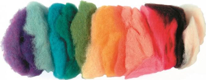 Glorex Laine de mouton 10x10g mix