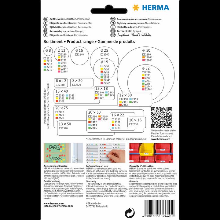 Immagine prodotto Herma Etichette multiuso