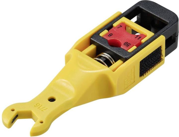 Immagine prodotto Tru Components TC-11992200 Spelafili per cavo coassiale RG 59/6/7/11 Lunghezza della spelatura (Cavi antenna)