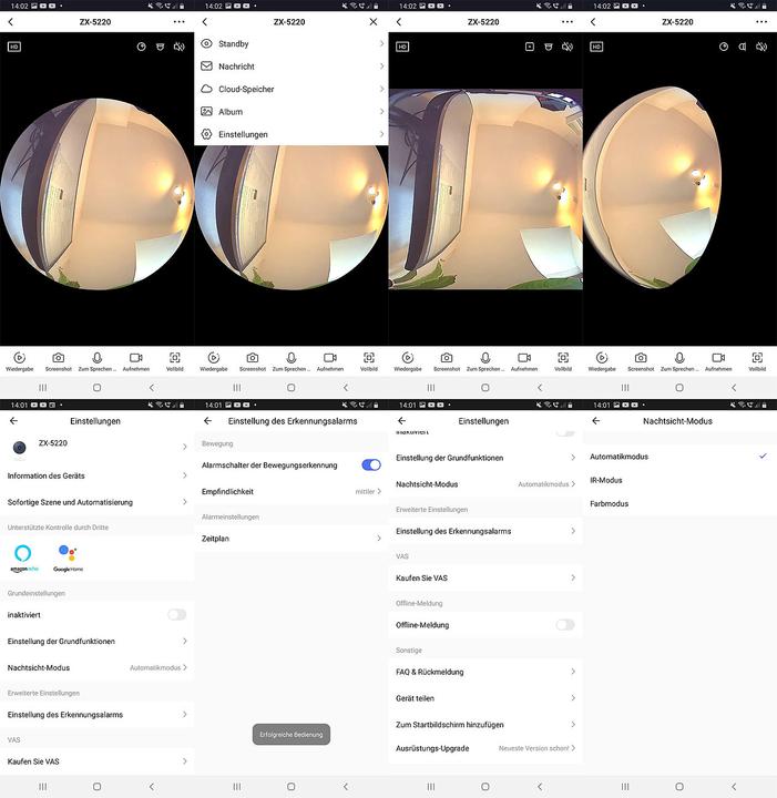 Produktbild 7links 360°-Panorama-Überwachungskamera