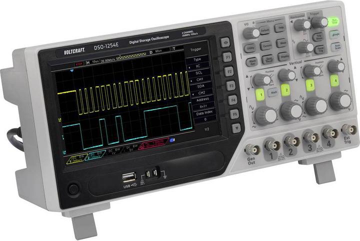Actual product image Voltcraft Storage oscilloscope (CAT II 300V)