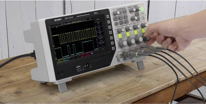 Actual product image Voltcraft Storage oscilloscope (CAT II 300V)