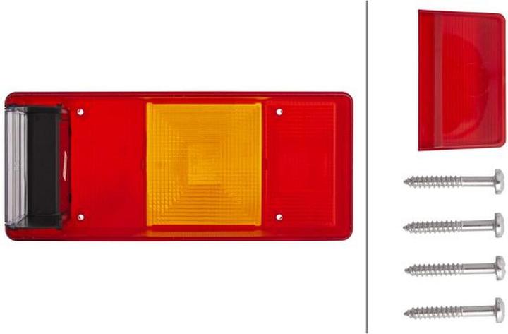 Immagine prodotto Hella Lente del fanale posteriore sinistro per DAF SCANIA CASE IH