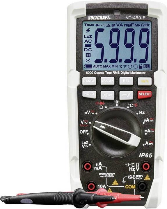 Produktbild Voltcraft Hand-Multimeter (CAT III 1000V, CAT IV 600V)