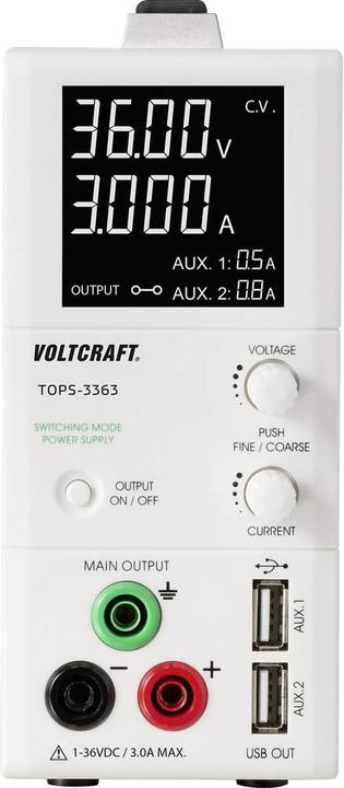 Actual product image Voltcraft Laboratory power supply, adjustable TO