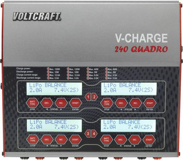 Produktbild Voltcraft Multifunktionsladegerät V-Charge 240 Quadro