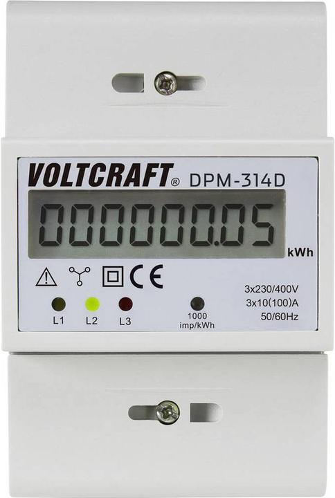 Voltcraft Digitaler Drehstromzähler