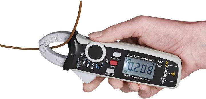 Actual product image Voltcraft AC/DC TrueRMS current clamp (CAT II 600V, CAT III 300V)