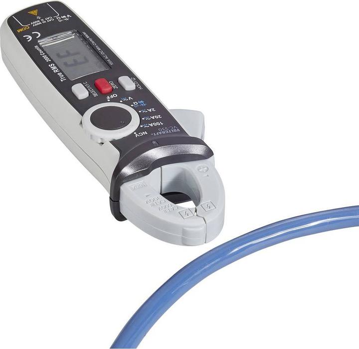 Actual product image Voltcraft AC/DC TrueRMS current clamp (CAT II 600V, CAT III 300V)
