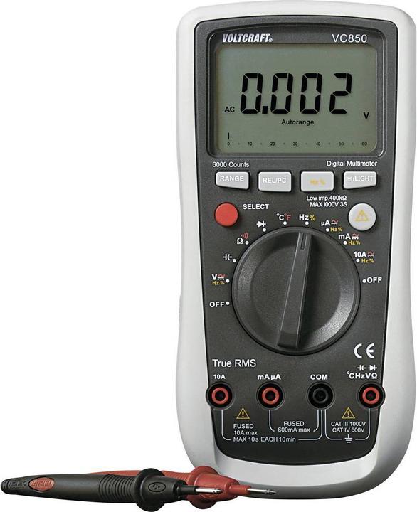 Produktbild Voltcraft Digital-Multimeter (CAT III 1000V, CAT IV 600V)
