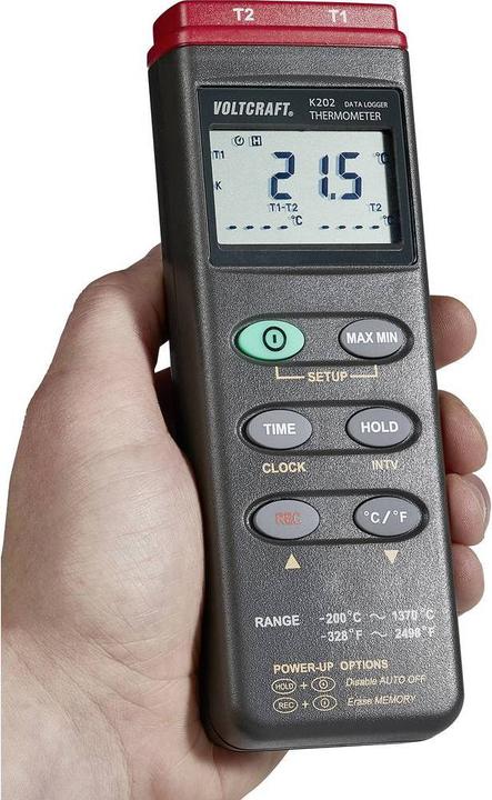 Immagine prodotto Voltcraft Misuratore di temperatura K202 -200