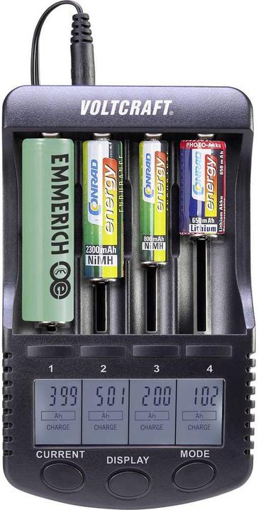 Voltcraft Round cell charger CC-2 (1 pcs., AA, AAA, Battery + charger)