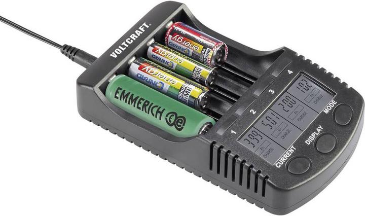 Actual product image Voltcraft Round cell charger CC-2 (1 pcs., AA, AAA, Battery + charger)