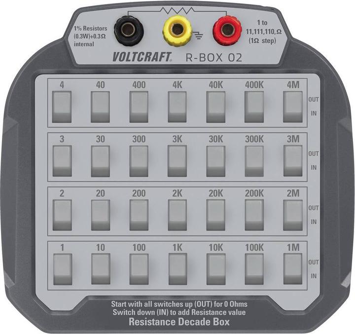 Produktbild Voltcraft Widerstandsdekade R-Box 02