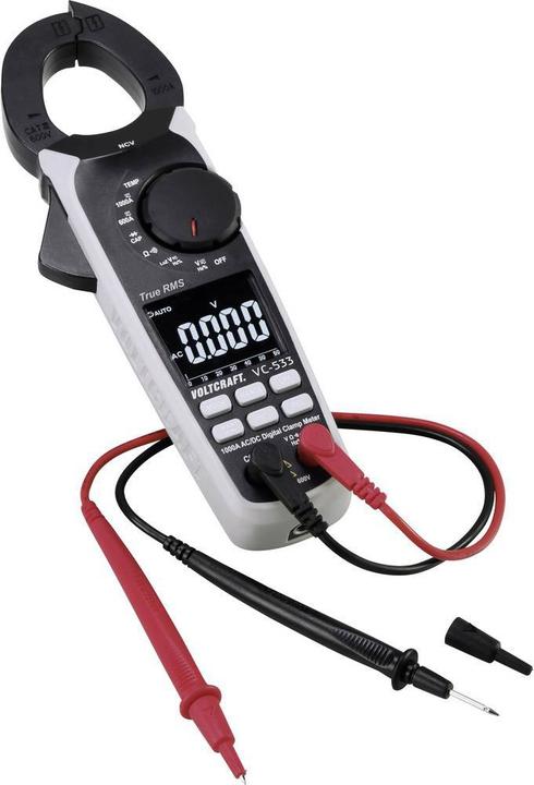 Immagine prodotto Voltcraft VC533 Pinza amperometrica AC/DC (CAT III 600V)