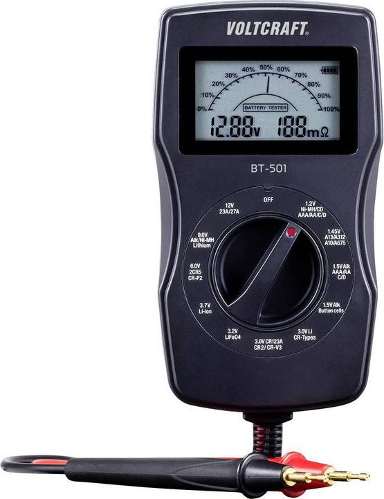 Actual product image Voltcraft Universal battery tester