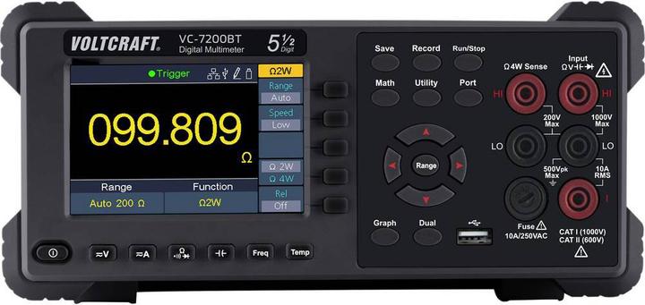 Produktbild Voltcraft Tisch-Multimeter (CAT I 1000V, CAT II 600V)