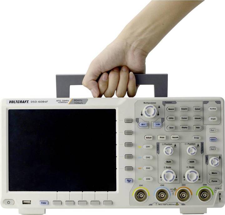 Immagine prodotto Voltcraft Oscilloscopio digitale DSO-6084F (CAT II)