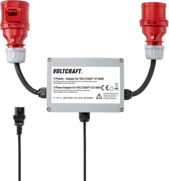 Produktbild Voltcraft Messadapter 3-phasig CEE 16A (Adapter)