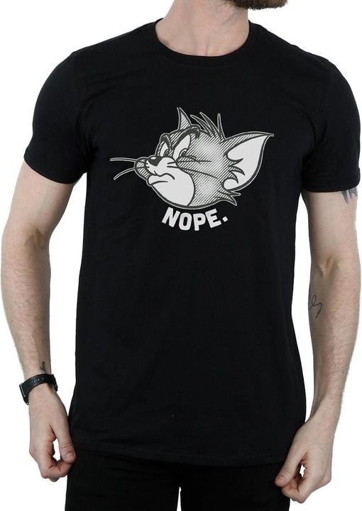 Tom & Jerry Nope Face TShirt aus Baumwolle
