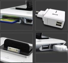 Produktbild Dexim MacHub Alu, Docking Station für iPod/iPhone (USB-A, 3 Ports)