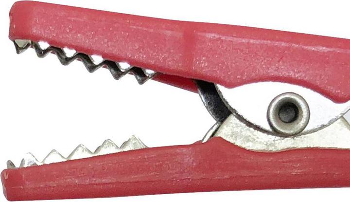 Actual product image Voltcraft Alligator clip connector 4 mm CAT III 1000 V, CAT IV 600 V Black, Red MSK-104