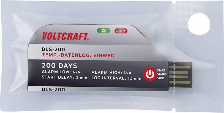 Productafbeelding Voltcraft Temperatuur datalogger DLS 200 eenmalig